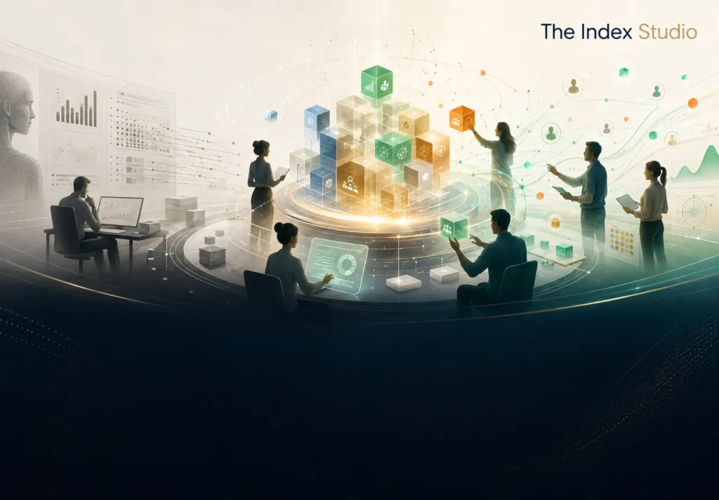 A collaborative dashboard introducing the Index Studio and how to collaborate with Supsindex to build a new index.